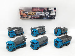 Pull Back Construction Truck(6in1) toys
