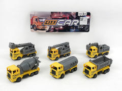 Pull Back Construction Truck(6in1) toys