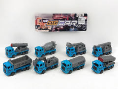 Pull Back Military Car & Construction Truck(4in1) toys