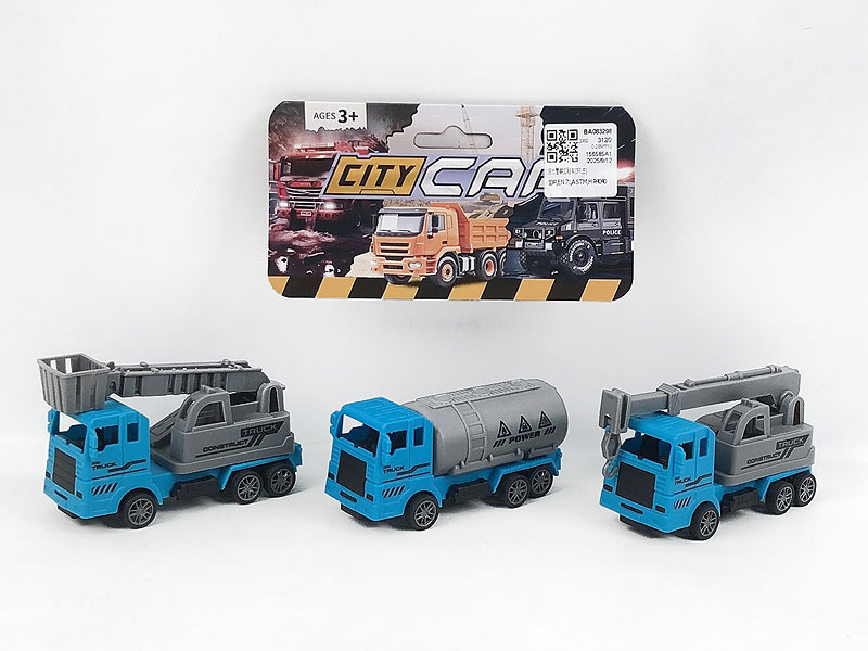 Pull Back Construction Truck(3in1) toys