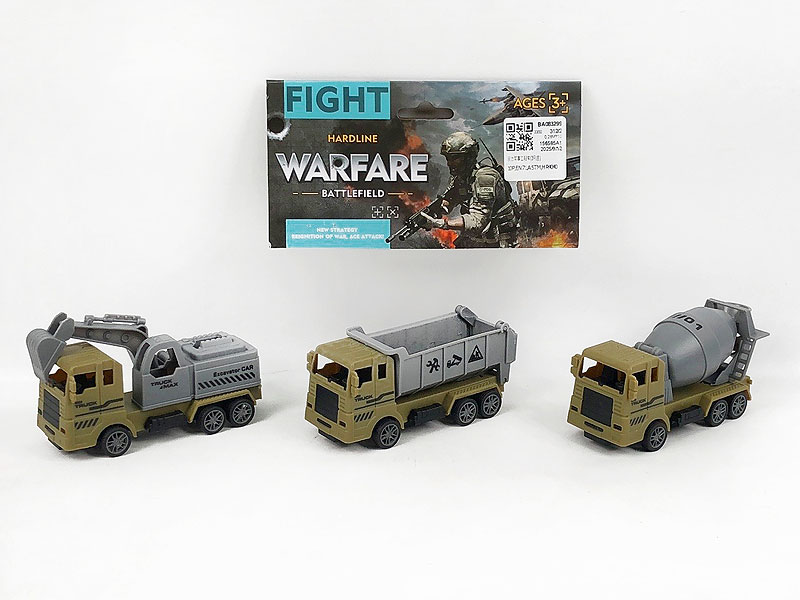 Pull Back Construction Truck(3in1) toys