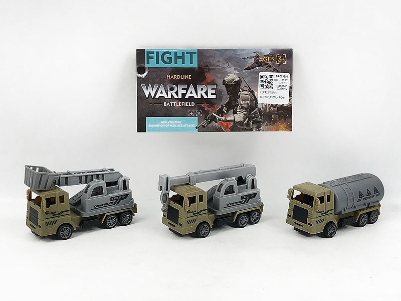 Pull Back Construction Truck(3in1) toys