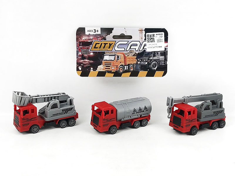 Pull Back Construction Truck(3in1) toys
