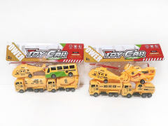 Pull Back Construction Truck(4in1) toys