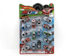 Pull Back Police Car(16in1) toys