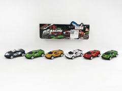 Pull Back Police Car(6in1) toys