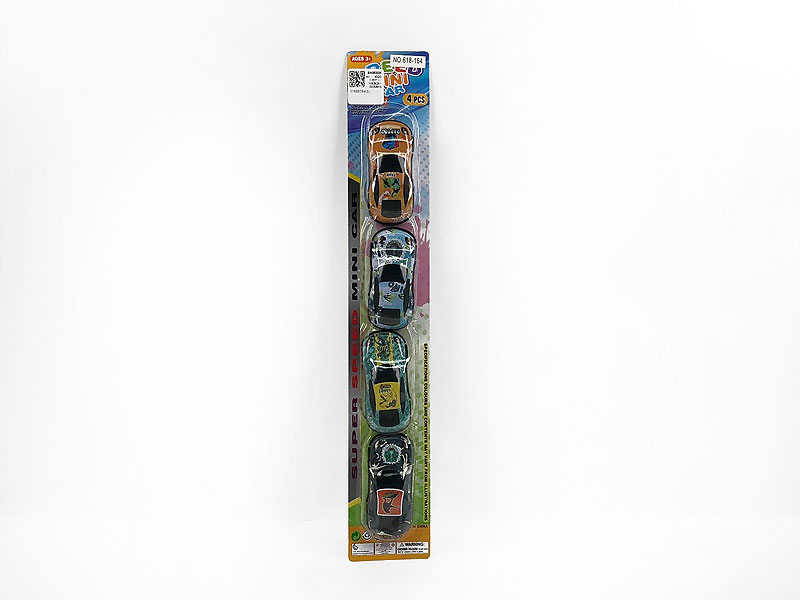 Pull Back Car(4in1) toys