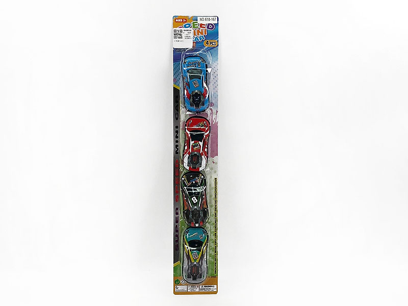 Pull Back Racing Car(4in1) toys