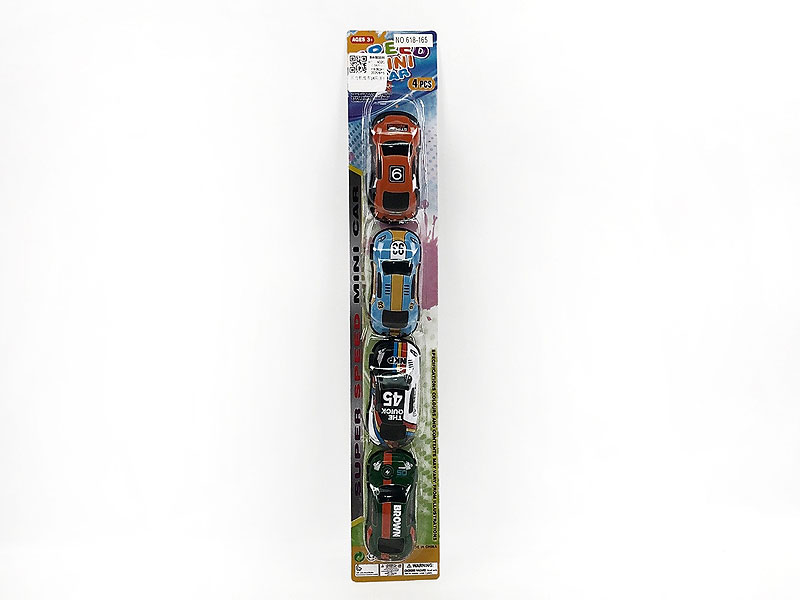 Pull Back Racing Car(4in1) toys