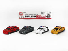 Pull Back Police Car(4in1) toys