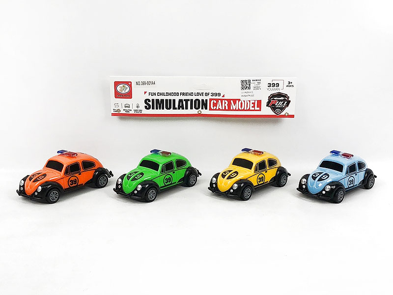 Pull Back Police Car(4in1) toys
