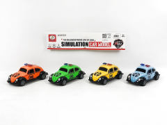 Pull Back Police Car(4in1) toys