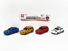 Pull Back Police Car(4in1) toys
