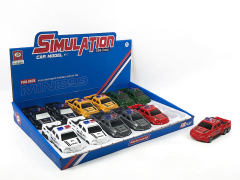 Pull Back Police Car(12in1) toys