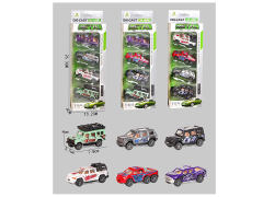 1:64 Die Cast Car Pull Back(4in1) toys