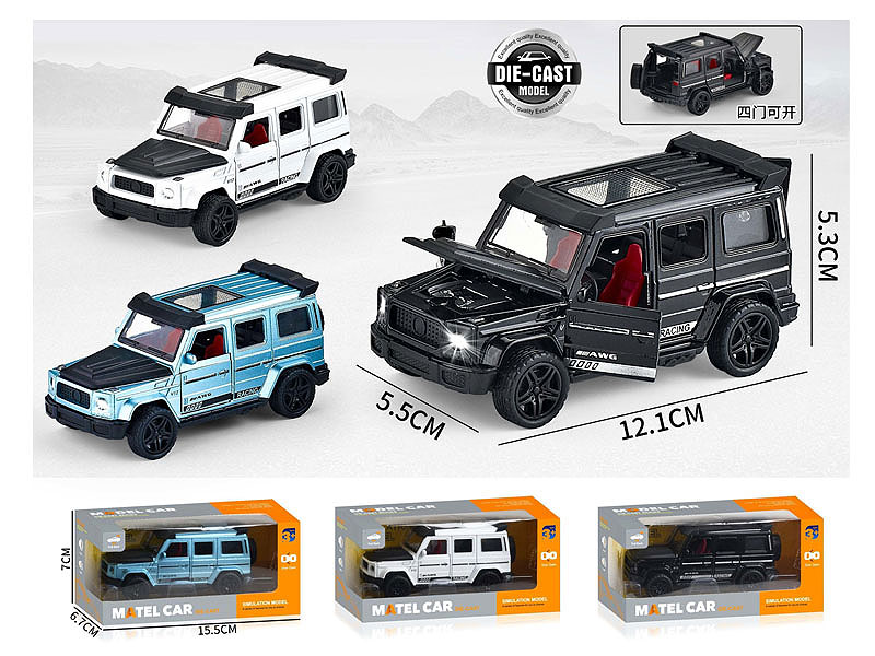 1:36 Die Cast Cross-country Car Pull Back(3C) toys