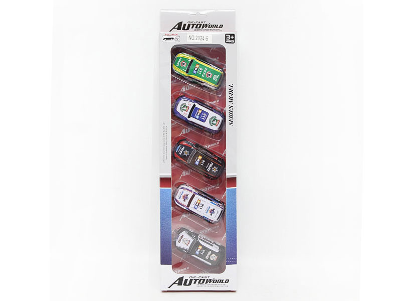 Pull Back Police Car(5in1) toys