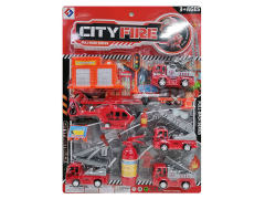 Pull Back Fire Engine Set toys