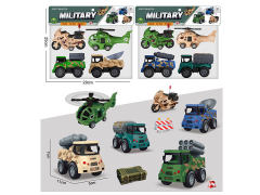 Pull Back Military Car Set toys