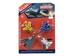 Die Cast Fighter Pull Back(4in1) toys