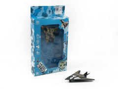 Die Cast Fighter Pull Back(2in1) toys