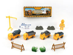 Pull Back Construction Truck Set toys