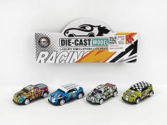 Pull Back Business Car(4in1) toys