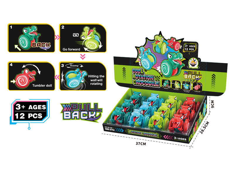 Pull Back Stunt Car(12in1) toys