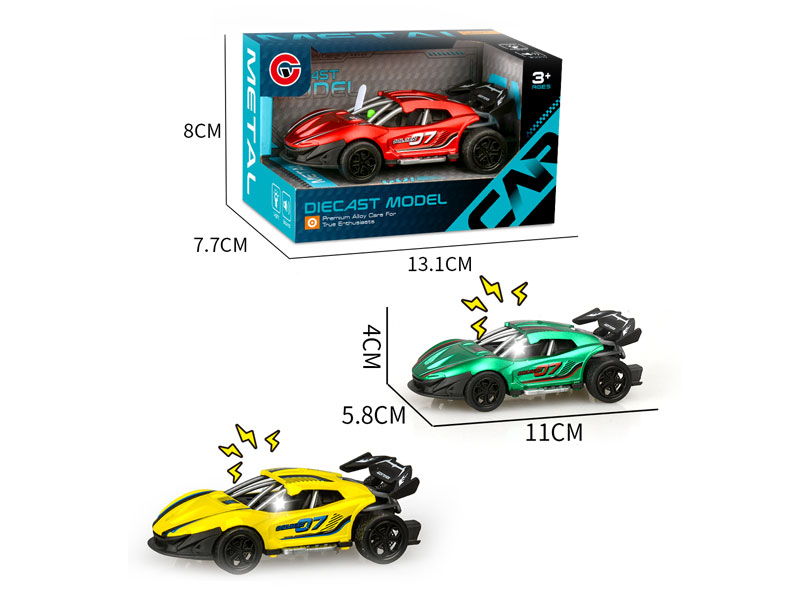 1:36 Die Cast Sports Car Pull Back W/L_M(3C) toys