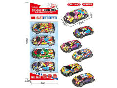 Die Cast Car Pull Back(4in1) toys