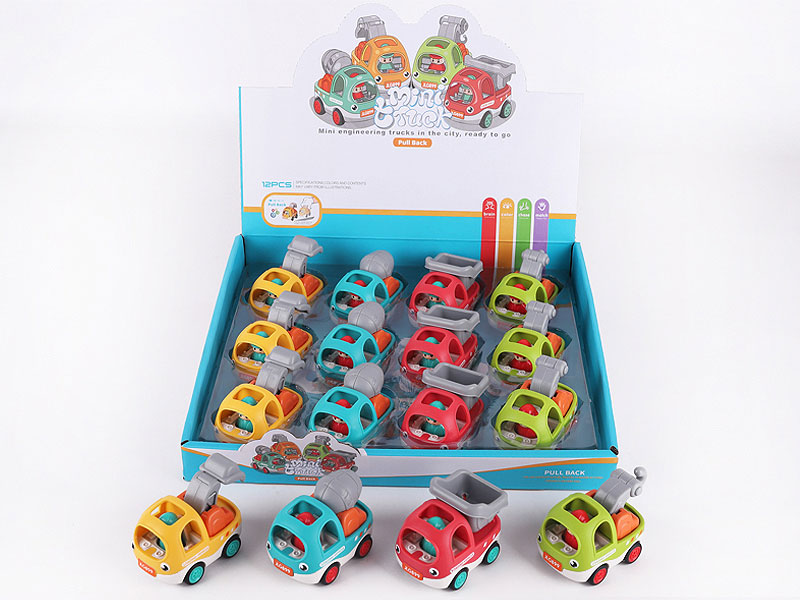 Pull Back Construction Truck(12in1) toys