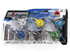 Pull Back Airplane(6in1) toys