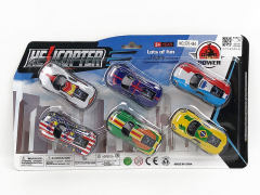Pull Back Car(6in1) toys