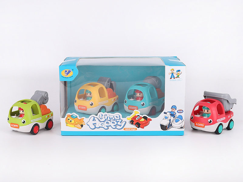 Pull Back Construction Truck(2in1) toys