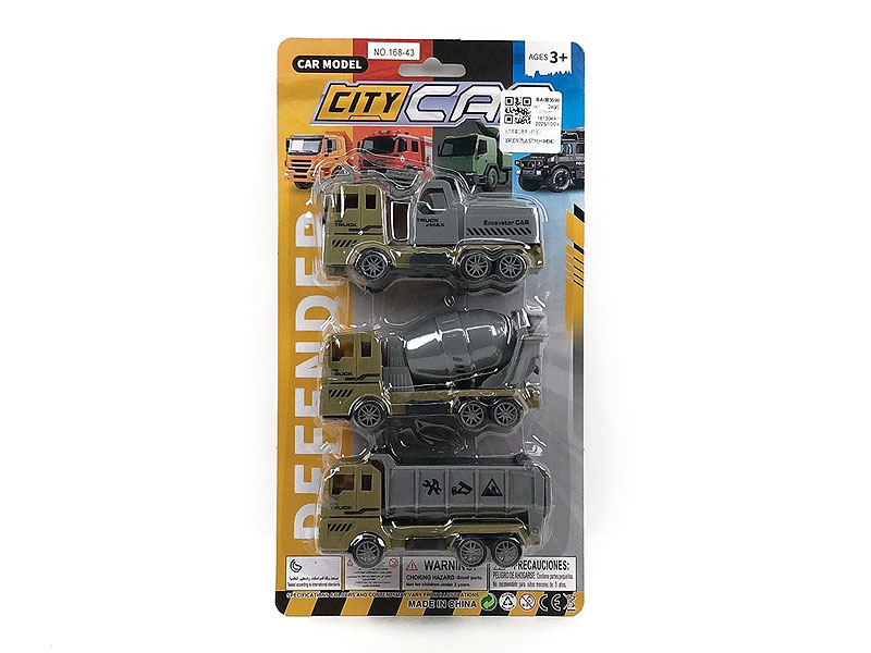 Pull Back Construction Truck(3in1) toys