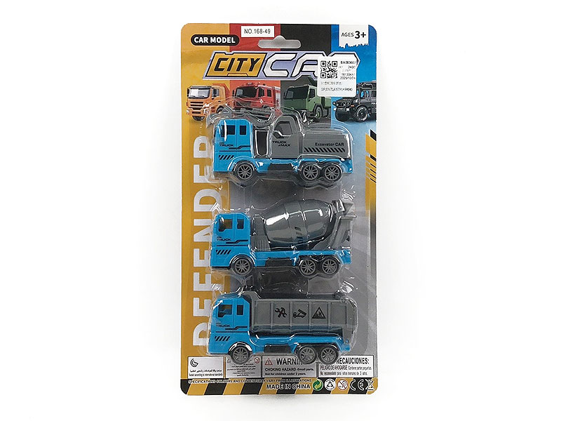 Pull Back Construction Truck(3in1) toys
