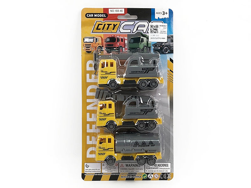 Pull Back Construction Truck(3in1) toys