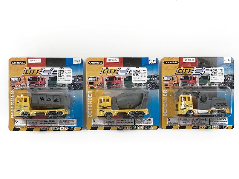 Pull Back Construction Truck(3S) toys