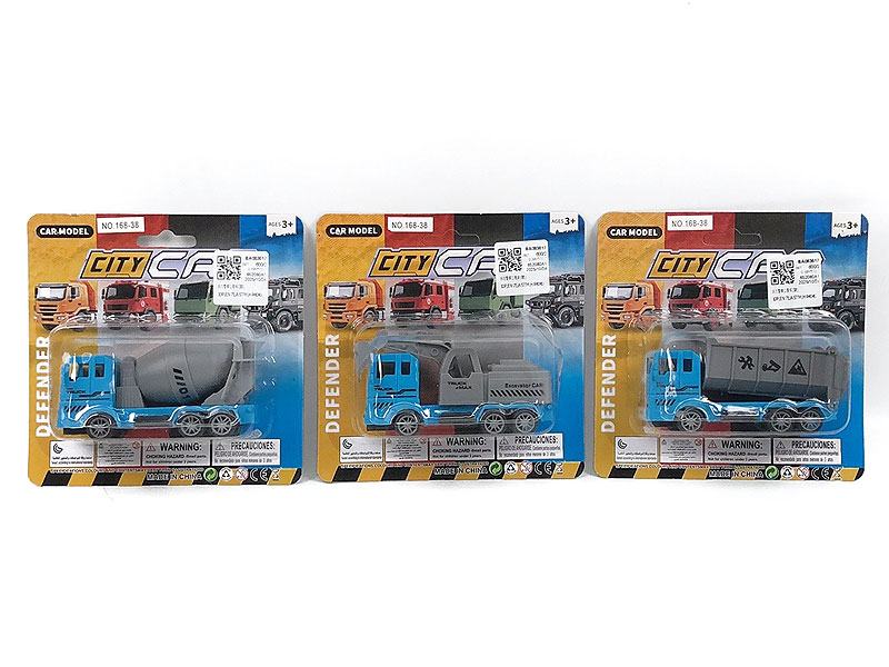 Pull Back Construction Truck(3S) toys