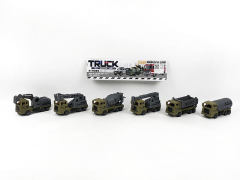Pull Back Military Car(6in1) toys