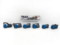 Pull Back Construction Truck(6in1) toys