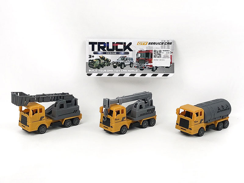 Pull Back Construction Truck(3in1) toys