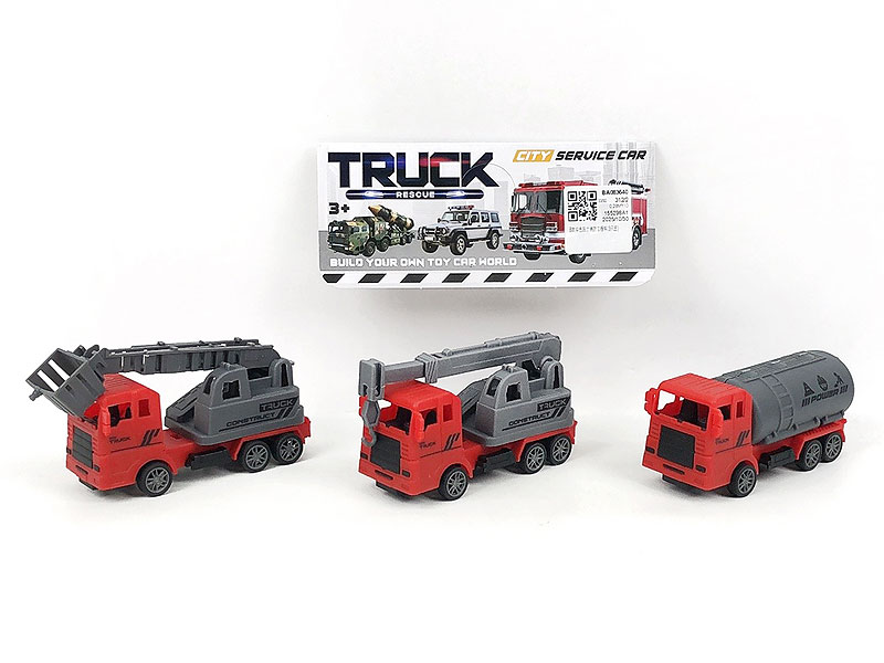 Pull Back Construction Truck(3in1) toys