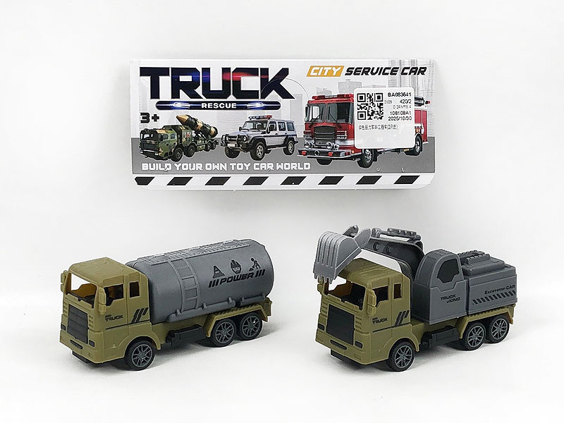 Pull Back Construction Truck(2in1) toys