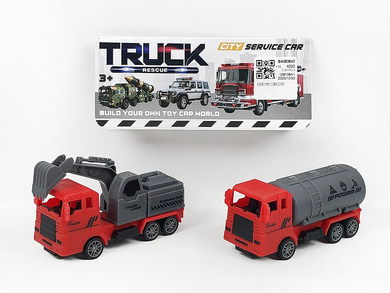 Pull Back Construction Truck(2in1) toys