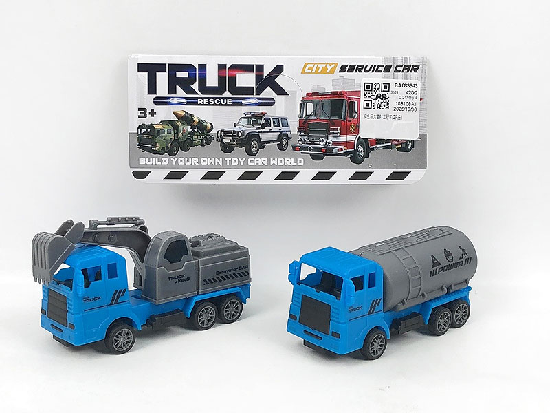 Pull Back Construction Truck(2in1) toys