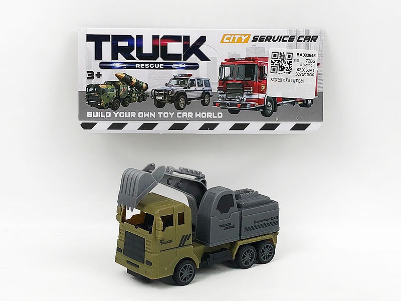 Pull Back Construction Truck(3S) toys
