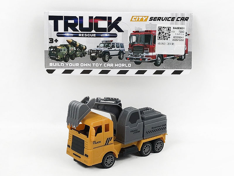 Pull Back Construction Truck(3S) toys