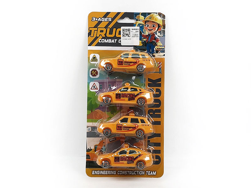 Pull Back Car(4in1) toys