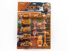 Pull Back Construction Truck Set toys